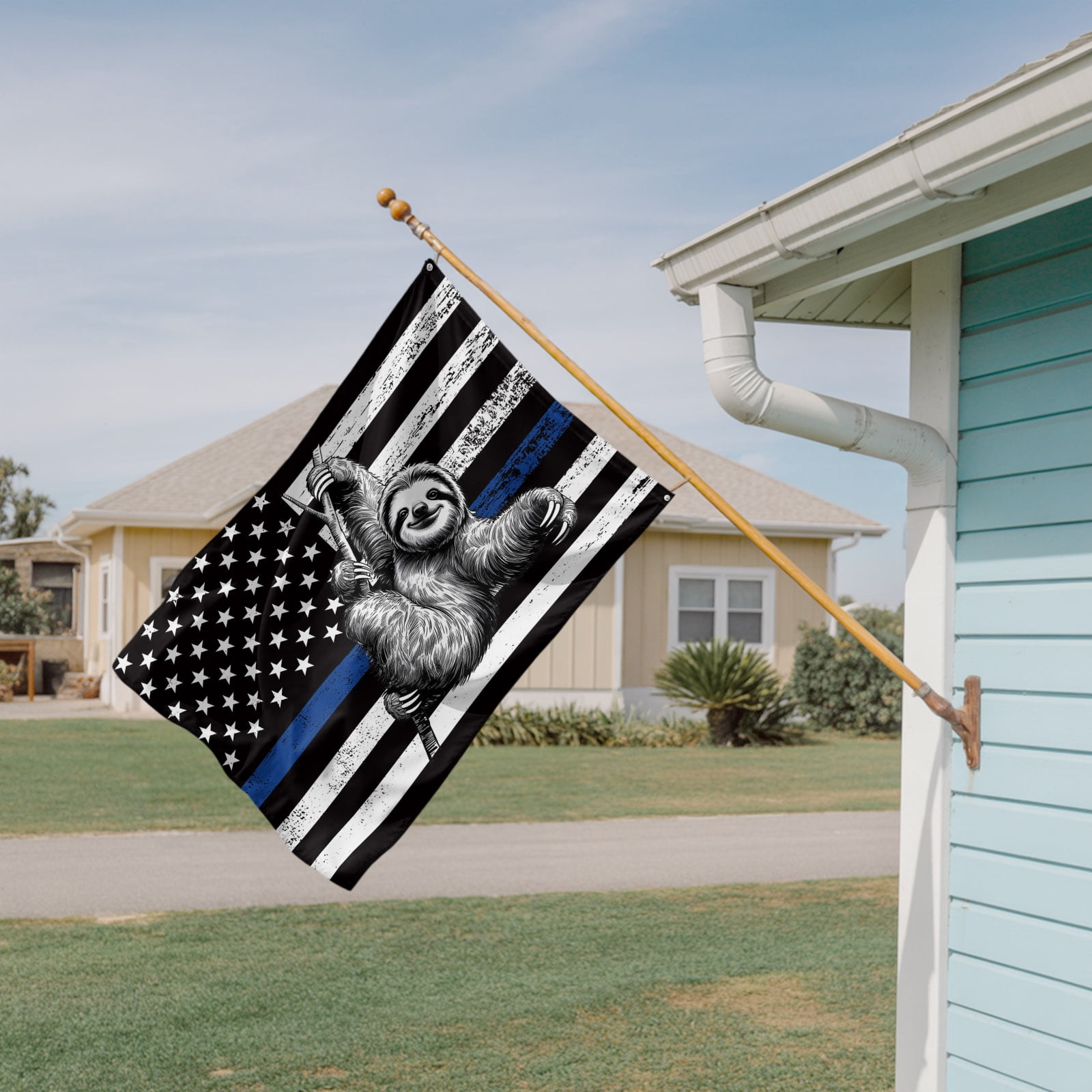 4th of July Flags for Outside 3x5 ft American Flag Outdoor Flags Double Sided Grommets House Banner USA Flag Blue Stripes Patio Yard Flag for Outdoor Party Porch Garden Independence Day Decor