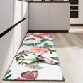 thumbnail image 4 of Pioneer Flower Floral Print Pattern Kitchen Rug Mat,Kitchen Runner Rugs Non Skid Washable,Decorative Kitchen Floor Mats for Kitchen,Sink,Laundry,17"X47", 4 of 5