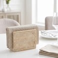 thumbnail image 3 of Premium Marble Napkin Holder, Heavy Handcrafted Natural Stone for Kitchen, Dining & Coffee Station, by Creative Home, 3 of 7