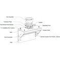 thumbnail image 6 of CAPTIVE-AIRE Food Truck Low Profile Exhaust Hood System Includes a stainless steel exhaust hood, an exhaust fan, an adjustable duct section, and installation hardware (4' Long Hood & Fan), 6 of 8