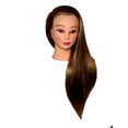 thumbnail image 2 of 30" Synthetic Fiber Mannequin Head (Long and Thick) Hairdresser Training Head Manikin Cosmetology Doll Head, 2 of 5
