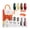 Pure Me, variant on modelones French Tip Gel Nail Polish Set, 4 Colors Jelly Nude Pink White French Manicure with Nail Stamper Tool, Silver Gold Stickers, Sheer Finish, Gift for Girl, LED DIY Nail Art at Home Salon