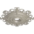 thumbnail image 3 of 38 3/8"OD x 6 5/8"ID x 2 7/8"P Orleans Ceiling Medallion (Fits Canopies up to 8 1/4"), Hand-Painted Pearl White, 3 of 6