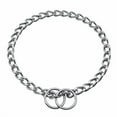 thumbnail image 4 of Herm Sprenger Chrome Plated Steel Dog Collar with Short Flat Links Choke Chain Two O-Rings for Small Medium Large Dogs Professional Training Collar Correction Slip Chain Made in Germany (24in (60cm)), 4 of 4