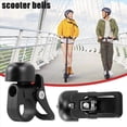thumbnail image 4 of 2X Anillo de Bocina de Cuerpo Entero de Campana de Scooter Eléctrico Negro con Soporte de Liberación Rápida para Scooter Eléctrico M365 Pro 1S, 4 of 5