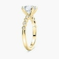 thumbnail image 2 of 1ct-2.5ct Amore Vintage Engagement CVD Lab Grown Diamond Ring in 14K Yellow Gold, 2 of 6