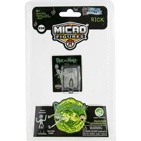 World's Smallest Rick & Morty Rick Micro Figure