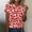 Multicolor, variant on ATENAR T Shirts for Women Breathable Shirts Fashion Casual Tops Multicolor 3XL