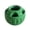 Slow Food Ball Green, variant on Silicone Dog Slow Feeder Toy - Interactive Food Puzzle Ball & Tray Set, Teething Molar Bowl for Fast Eaters, Green/Orange