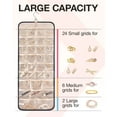 thumbnail image 3 of Organizador de joyas en rollo BAGSMART para colgar con colgador, 3 of 6