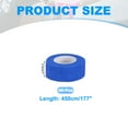 thumbnail image 2 of Uxcell Self Adhesive Bandage Wrap Elastic Self Adherent Self Breathable Wrap Tape for Sport Stretch Athletic Wrist Ankle Blue 177" x 1", 2 of 7