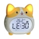 thumbnail image 3 of Lindo reloj despertador con pantalla digital, lámpara de mesa multifuncional, reloj de mesa nocturno amarillo, 3 of 9