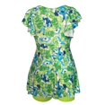 thumbnail image 5 of TSADFHJI Ladies Swimsuits Two Piece Tankini Women's Tankini Swimsuits Ruffled Flowy Tankini Tops with Boy Shorts Swimwear Two Piece Bathing Suits Xl Green, 5 of 5