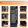 thumbnail image 2 of 8 Gun Safe Rifle Gun Safe for Rifles and Pistols Rifle Safe with Drawer Gun Cabinet for Rifles and Shotguns with Scopes Rifle Gun Safe with Removable Shelf Gun Rack, 2 of 11