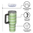 thumbnail image 4 of Christmas 40oz Tumbler– Stainless Steel Insulated Tumbler with Handle and Straw, Large Capacity Travel Cup for Hot & Cold Drinks, 4 of 7