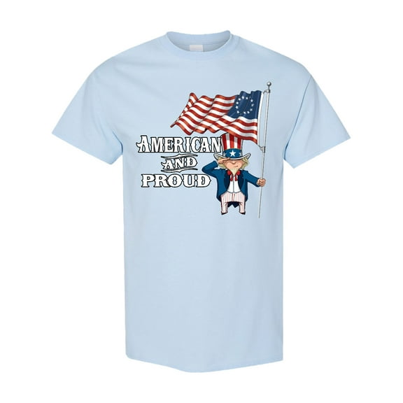 Inktastic American and Proud T-Shirt