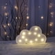 thumbnail image 3 of Luz de noche LED en forma de nube a batería, lámpara de escritorio decorativa para niña, habitación de bebé, suministros para fiestas infantiles, regalo de cumpleaños (blanco), 3 of 5
