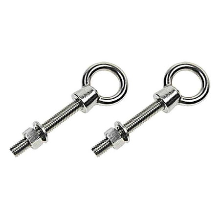 

Shoulder Eye Bolts - Stainless Steel Type 316 - 1/4 x 4 L - 2 Pack