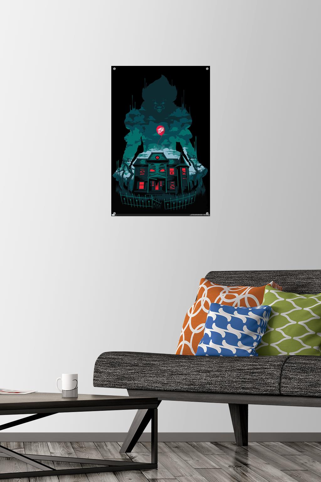 IT - House Wall Poster with Pushpins, 14.725" x 22.375"