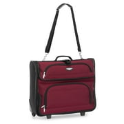 Travel Select Amsterdam Rolling Garment Bag, Red