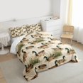 thumbnail image 3 of Homewish Retro Mallard Bedding Comforter Set,Rustic Farmhouse Cabin Twin Comforter Sets,Brown Green Bedding Set For Kids,Super Cozy Room Decor Reversible,2 Pieces, 3 of 8