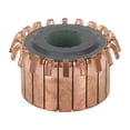 thumbnail image 1 of 1Pcs 40 x 17 x 26(25) mm 20P Teeth Copper Hook Type Electrical Motor Commutator, 1 of 9