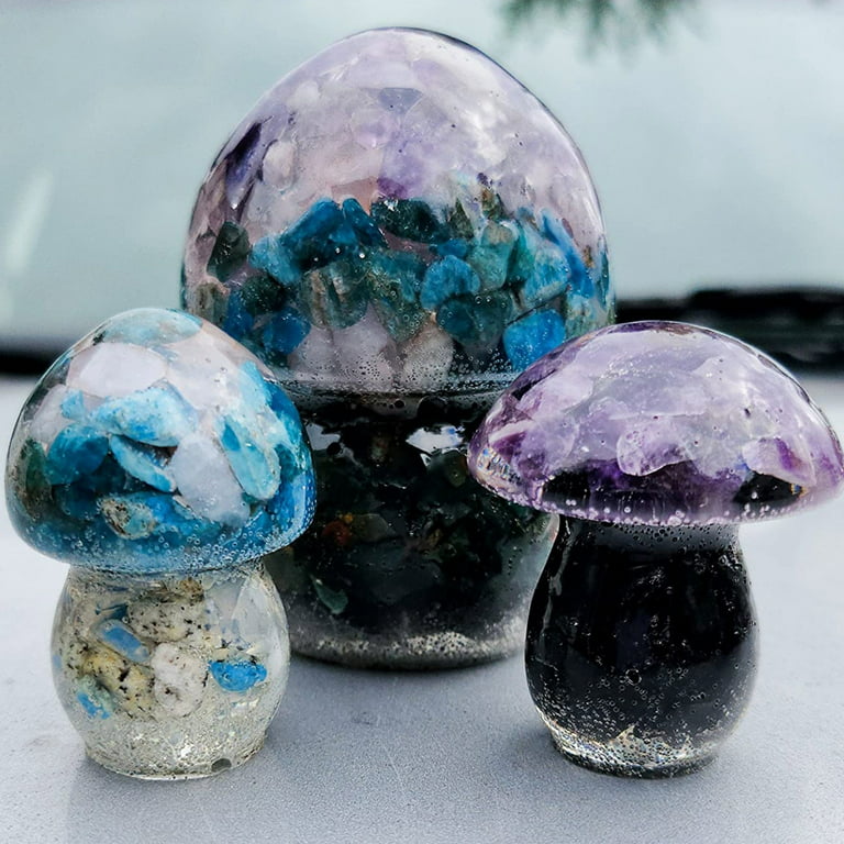 4x Various Styles Mushroom Silicone Molds Mushroom Epoxy Resin Mold  Christmas 