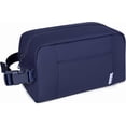 thumbnail image 1 of WQLPP-Sac à Collation Congelable, Sac à Lunch Glacière Étanche, Réutilisable, Fermeture Éclair avec Poignée à Boucle Boîte à Collation en Nylon Étanche pour Travail Voyage-Bleu Marine, 1 of 4