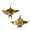 2PCS, variant on AOOOWER Table Ornament Metal Animal Statues Fish Figurines Sculptures Tabletop Centerpieces for Living Room Bedroom Decors