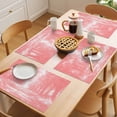 thumbnail image 5 of Pink Trees Placemats Set of 4 Forest Art Decor Spring Summer Nature Leaf Place Mats Indoor Wipeable Table Mats Washable Cloth Dining Table Placemats for Kitchen Holiday Party Home Decor 13x19 Inch, 5 of 9