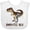 AA-White, variant on Inktastic Limb Loss Awareness Amputee Rex with Prosthetic Leg Boys or Girls Baby Bib