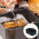 thumbnail image 4 of Yuarrent Bandeja de cocina para freidora de aire con mango, revestimiento que no se decolora, cesta de silicona reutilizable, accesorios para Cocina y Comedor Negro 1 PC, 4 of 6