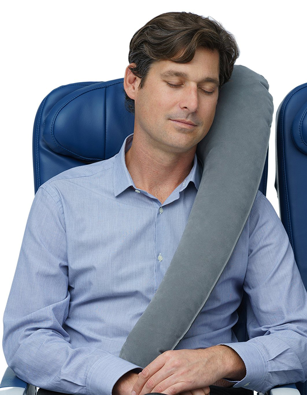 Travelrest Ultimate Best Travel Pillow & Neck Pillow - Straps to Airplane Seat & Car - image 2 of 7