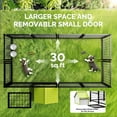 thumbnail image 7 of Outdoor Dog Kennel, Dog Run for Outdoor, Large Dog Pens Cage with Roof Waterproof for Large to Medium Dog Outside 8ft x 4ft x 6ft, 7 of 7