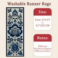 thumbnail image 6 of Hallway Runner Rug 2'x6' Washable Area Rugs Non Slip Laundry Rug Runner Floor Carpet Runners for Hallways Entryway Laundry Room Kitchen, 6 of 11