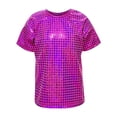 thumbnail image 2 of HIPYLO Girls Black Tshirt Spin Tops for Kids T-shirts Basketball Shirts Youth Compression Shirt Clothes for Girls 10-12 Girls Clothes Size 10 12, 2 of 4