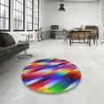 thumbnail image 3 of Ahgly Company Indoor Rectangle Patterned Gunmetal Gray Abstract Area Rugs, 8' x 12', 3 of 6