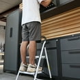 thumbnail image 6 of JACK BOSS 2 Step Ladder, Folding Step Lightweight Stool, Steel,Ladder for Home,330 lbs Capacity, 6 of 8