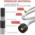 thumbnail image 2 of Propane Torch Weed Burner Kit, High Output BTU with 10FT Weave Hose,Heavy Duty Torch with Flame Control and Turbo Trigger Push Button Igniter For Ice Snow Road,Weeding,Asphalt,Road Marking, 2 of 6