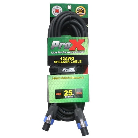 ProX XC-SS25 25 12AWG SpeakOn to SpeakOn High Performance Speaker Cable - image 5