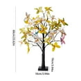thumbnail image 3 of LED Birch Tree Lamp with Colorful Butterfly Ornaments, Solar-Powered Outdoor/Indoor Decoration for Garden, Patio & Living Room Ambiance,White, 3 of 4
