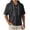 a01Dark Gray, variant on Short Sleeve Hoodie Shirts for Men with Drawstring Lightweight Button Down Tees Classic Fit Moisture Wicking Casual Tops Coffee M