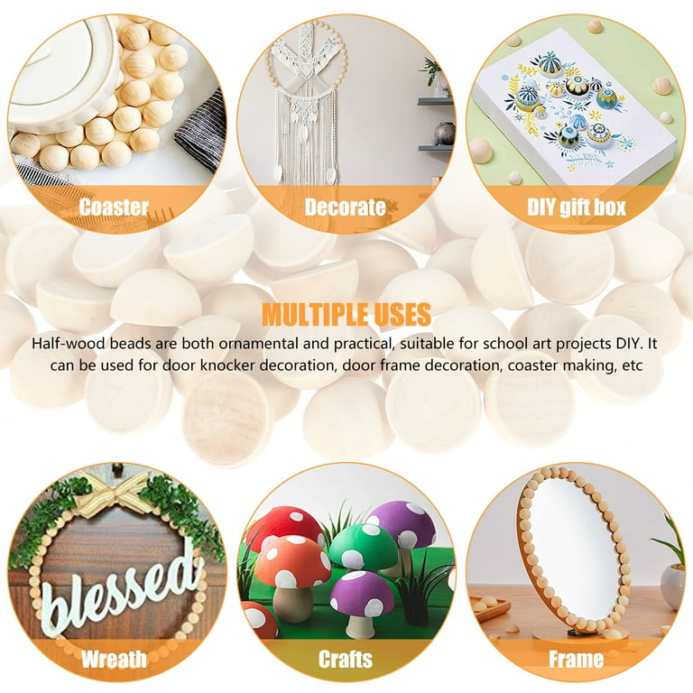 Wooden balls 2024 craft supplies