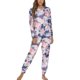 thumbnail image 1 of Mujeres pijama conjunto Tie Dye suelta cómodo con estilo 2 unidades dormir Top Pantalones, 1 of 6