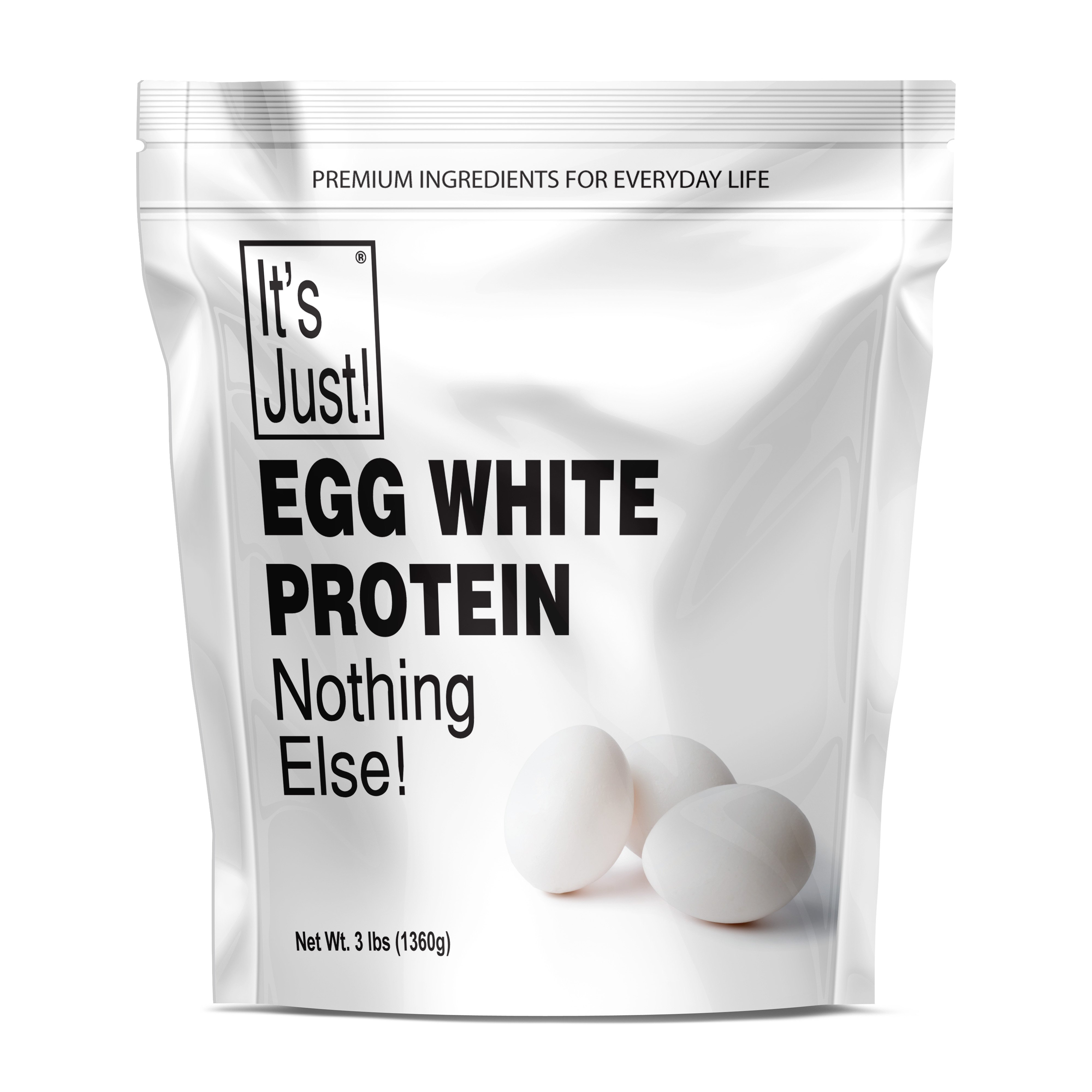 It's Just Egg White Protein Powder, Made in USA, Dried Egg Whites