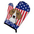 thumbnail image 1 of Caroline's Treasures BB2169OVMT Bandera americana y manopla para horno Beagle 12 por 8.5 Multicolor, 1 of 1
