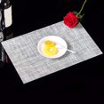 thumbnail image 3 of PVC rectangular mantel individual antideslizante aislamiento térmico placa trenzada almohadilla cocina oficina hogar manteles individuales 4 piezas Guardurnaity ZHF0331, 3 of 5