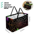 thumbnail image 2 of Spider Web Collapsible Oxford Cloth Storage Bins Toy Basket Tote Bag - Reusable Foldable Large Capacity Bucket, 2 of 7