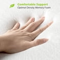 thumbnail image 6 of OasisCraft Bed Wedge Pillow, 12 Inch Wedge Pillow for Sleeping Bed Elevated Pillow Wedge, 1.5” Memory Foam Top with Removable Washable Cover (25"x24"x12") for Acid Reflux, Snoring, Heartburn, Reading, 6 of 7