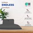 thumbnail image 3 of Egyptian Cotton King Size Sheets Set PC Thread Count Egyptian Cotton Bed Sheets King Size (Light ) Extra Soft Cooling ” Deep Pocket Sateen Luxury Hotel Bedsheet, 3 of 7